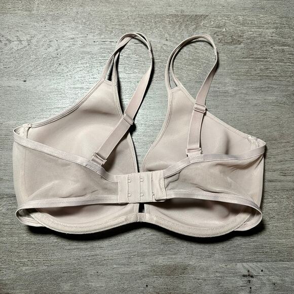 ThirdLove Plunge Bra Bare Mesh Beige 34E - Picture 3 of 4